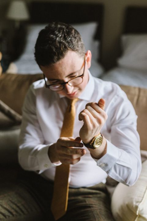 First look wedding photography