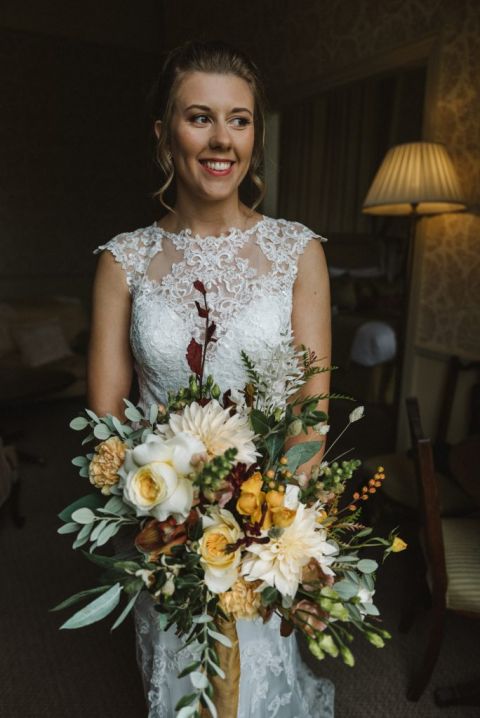 First look wedding photography